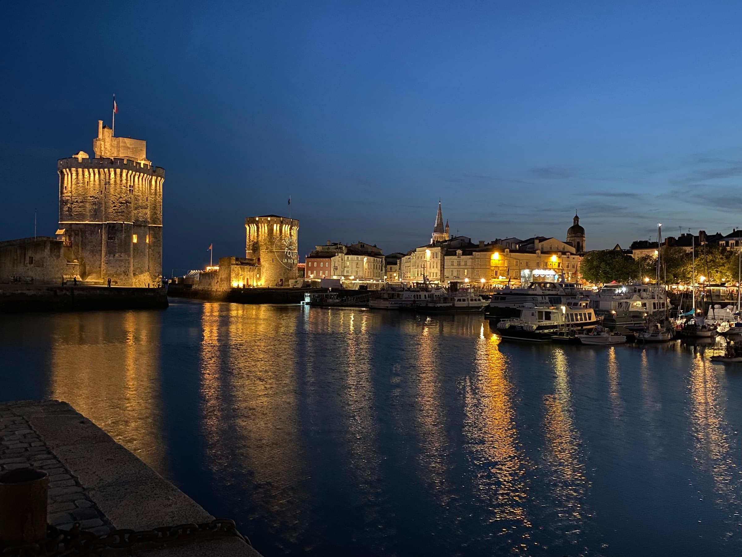 La Rochelle — the old port and its medieval towers on the Atlantic coast